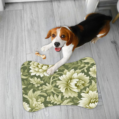 Tapis d'alimentation en forme d'os 1 pièce