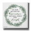 «As For Me and My House Wreath» par Cindy Jacobs, art mural sur toile-840600818