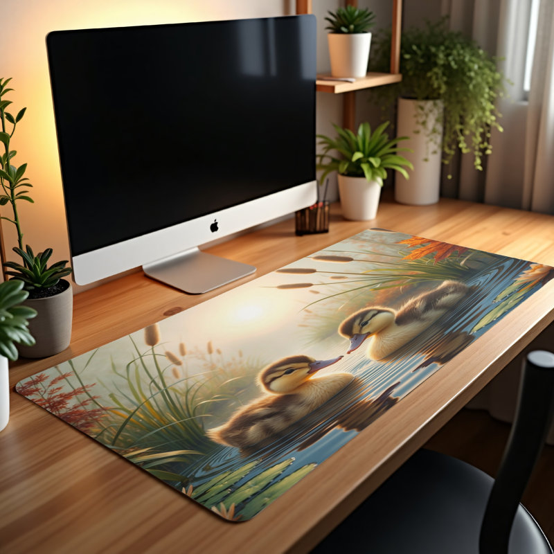 Polyester Desk Pad, 31.5x15.5