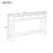 Entryway Console Table With Bottom Shelf