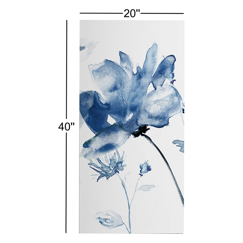 Translucide blues II-multi-pièces sur toile, H 40 po x l 60 po x P 1,5 po
