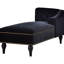 Canapé-lit de 58 po, tissu en velours, pieds en bois massif, ergonomique pour la santé et le confort de la colonne vertébrale, revêtement, bouton, look luxueux