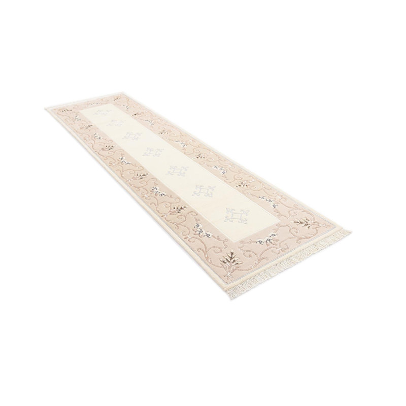 Tapis de couloir beige
