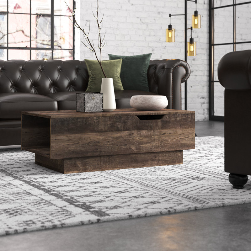 Kianna Single Coffee Table, Reclaimed oak