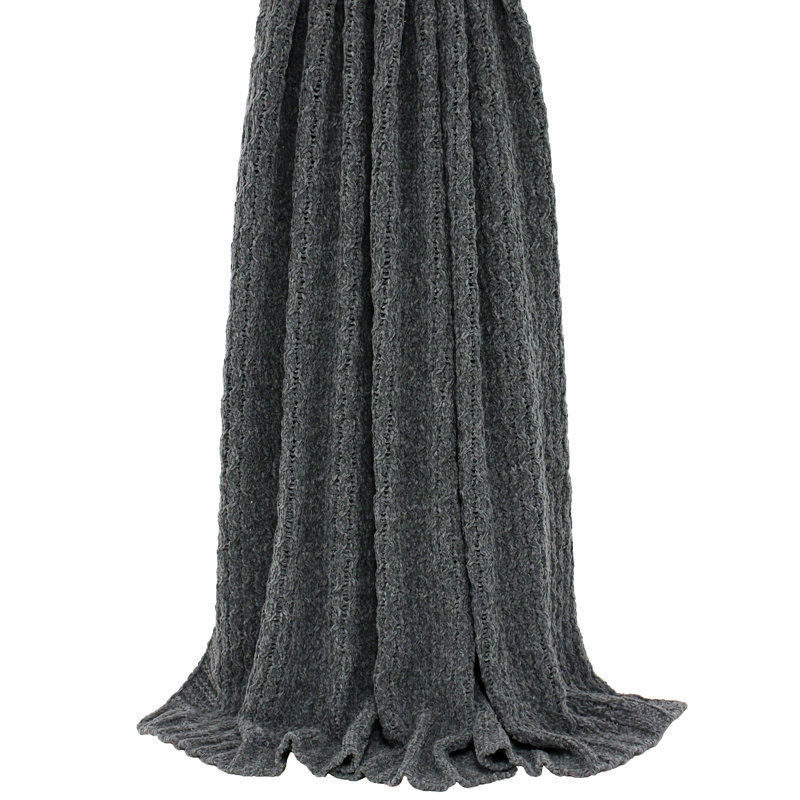 Welteroth Throw Blanket, Grey