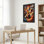 Femme jouant du piano, peinture à l'huile abstraite sur toile, art mural, thème musical, impression décorative pour salon, bureau à domicile, œuvre d'art