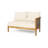 CROWNE 4-PCS SOFA CONVERSATION SET W/ BEIGE CUSHION
