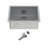 Cantrio KSS-2318-0 23 inch 18-Gauge 304 Stainless Steel Undermount Kitchen Sink