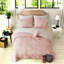 Ensemble de literie rose western cowgirl, 1 place et 1 place et demie, en microfibre.