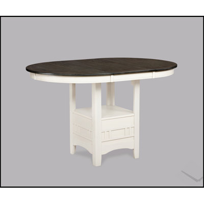 Table de rangement à rallonge à hauteur de comptoir Casual