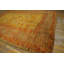 Rare Unusual Green and Gold Color Antique Turkish Room Size Angora Oushak Rug