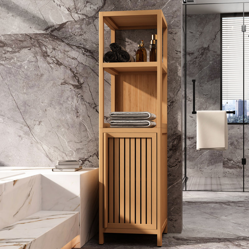 Armoire de salle de bain multifonctionnelle - Maximisez votre espace de rangement spacieux et pratique pour le salon