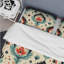 Orange And Beige Artisan Ikat Heritage - Ensemble de housse de couette Ikat-1434368474