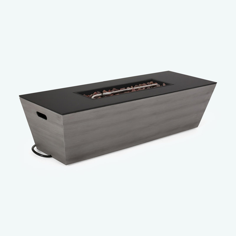 56" RECTANGLE MGO FIRE PIT