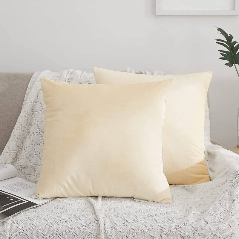  Square Pillow Insert, Cream