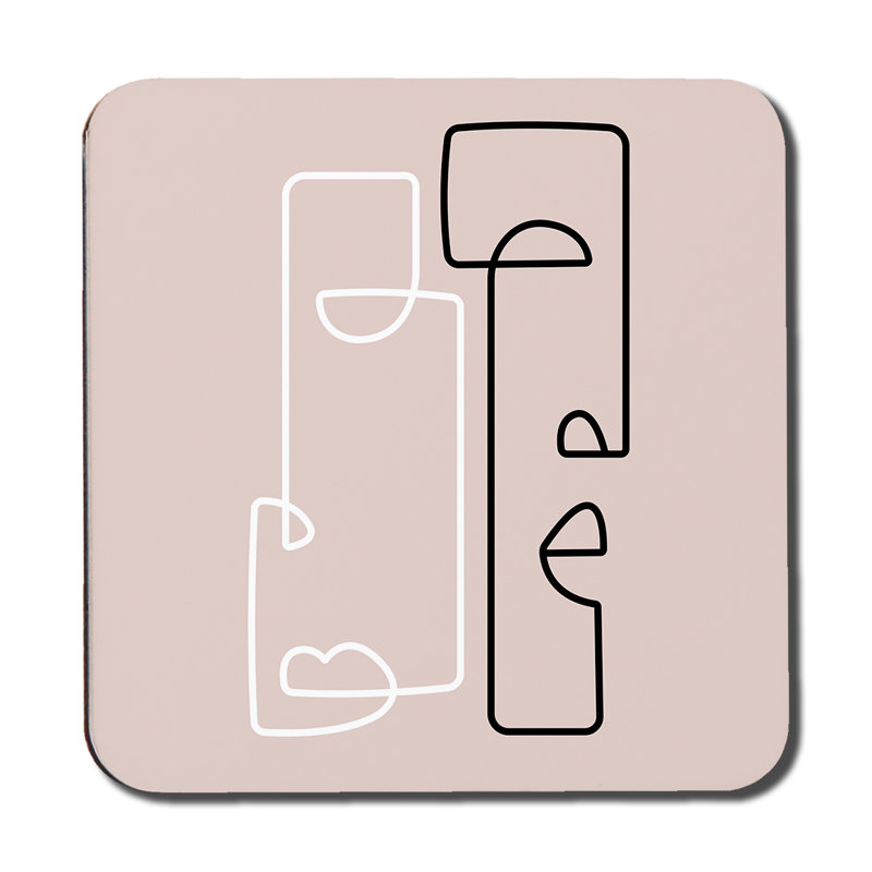 Drako Square 6 Piece Coaster Set