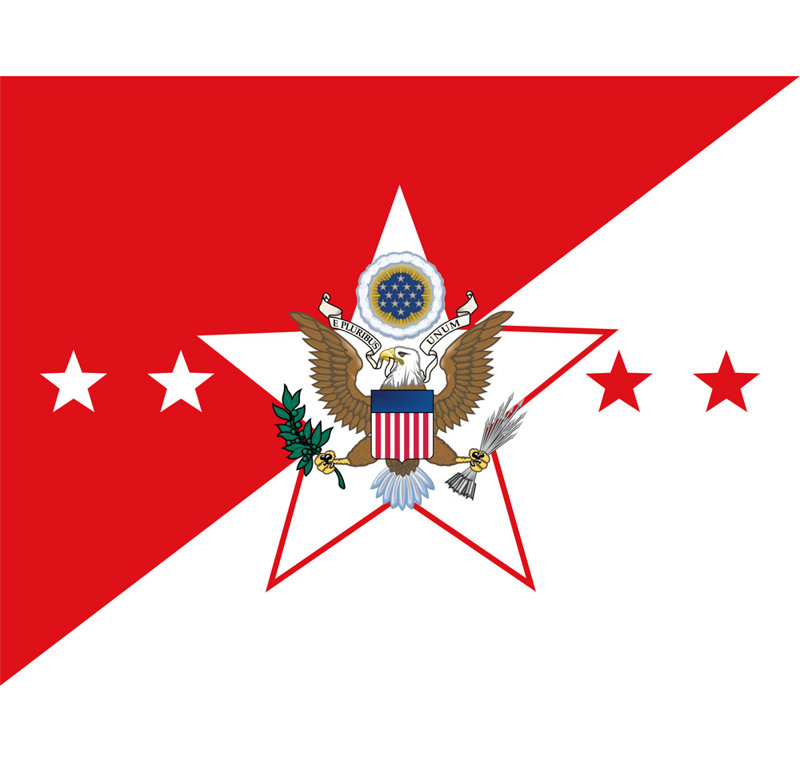 Chef d’état-Unis de l’armée des États-Unis, H 14 po x l 18 po
