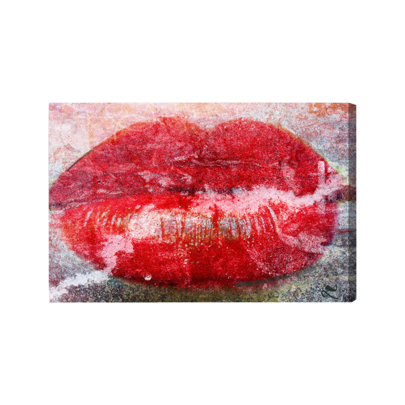 Burst Creative Rusted Love - sur toile tendue, H 20 po x l 30 po x P 1,5 po