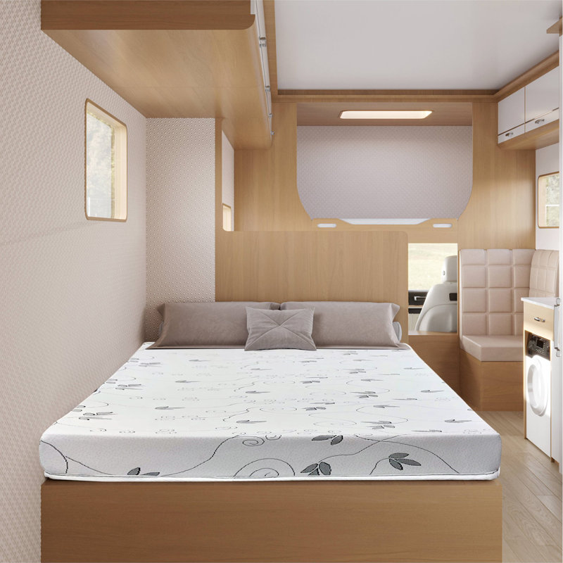 10-Inch High-Density Foam RV Mattress Replacement, Medium Firm, Camper Vans, 75" X 32", 75" x 32", 10"
