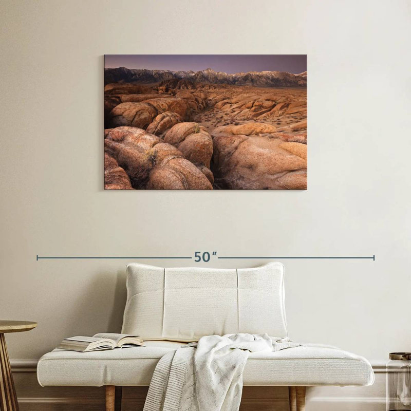 Alabama Hills Rocks, H 24 po x l 36 po