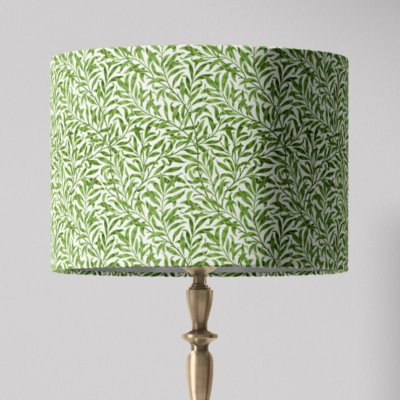 Abat-jour William Morris dans Willow Bough, H 12 po x l 16 po x P 16 po