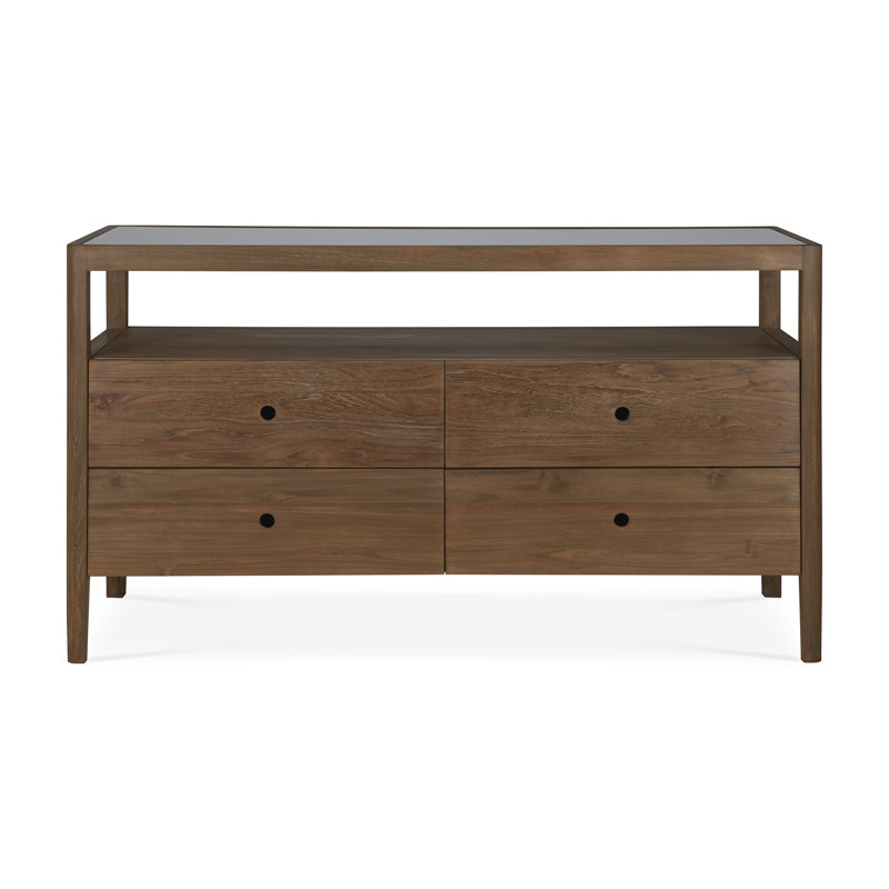 Spindle 4 - Drawer Dresser, Teak