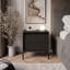 53.5cm W Steel Bedside Table