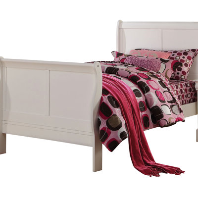 White Bed For Full Beds, Constructed With Solid Wood And Classic Build, Extra Compartment