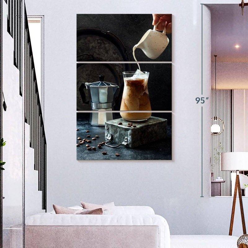 Yarlin Iced Coffee, 74" H x 48" W