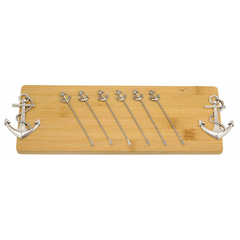 Ensemble de panneaux de fromage et plateaux 7 pièces Calvert