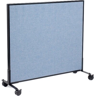 Interion Mobile Blue Office Partition Panel | Wayfair