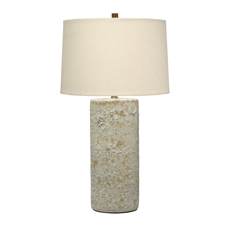 Lava Ceramic Table Lamp, Volcanic Cream