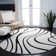 Philadelphia Power Loomed Polypropylene Ivory/Black Rug