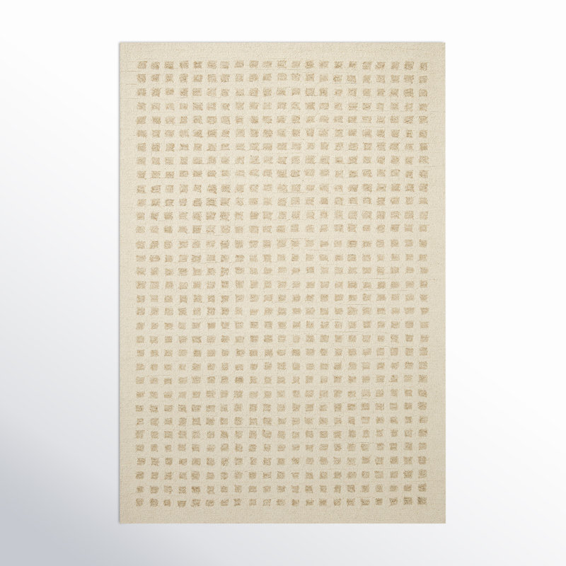 Chris Loves Julia x Loloi Polly Handmade Ivory/Natural Rug, Square 1'6"