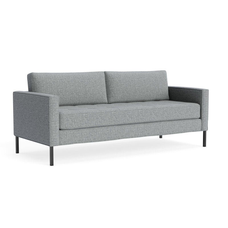 Pieds en métal pour canapé Paramount, H 32 po x l 80 po x P 34 po, Kvadrat Invité gris bleu
