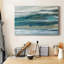 Vent et eau - peinture sur toile tendue