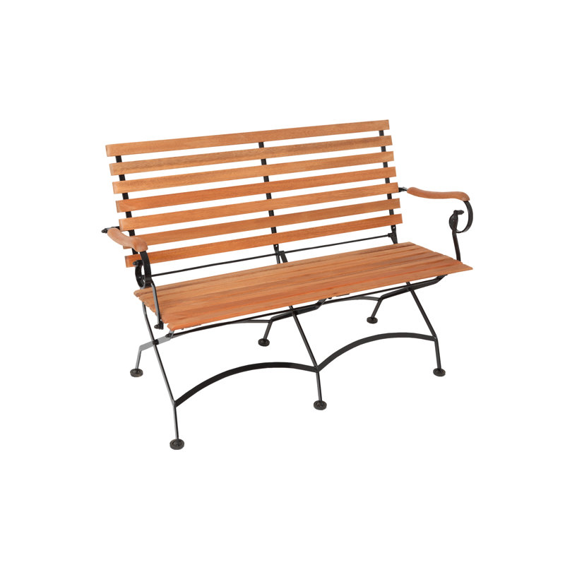 Timothee Solid Wood Eucalyptus Outdoor Bench
