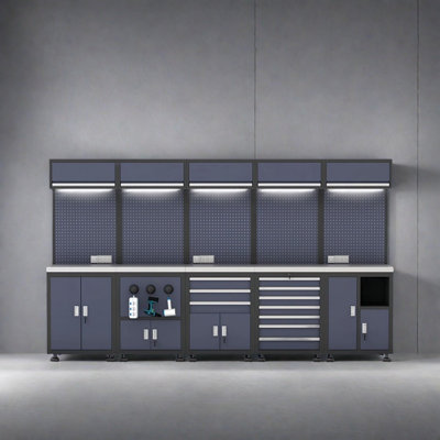 Workshop garage complete storage system set