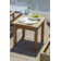 Knightly Square Teak Outdoor Side Table