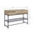 Oak & Black Finish Sofa Table