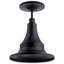 Luminaire suspendu d'extérieur noir à 1 ampoule Gobin-1636563723