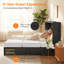 Grand lit escamotable avec tiroirs de rangement et station de charge-1610762207