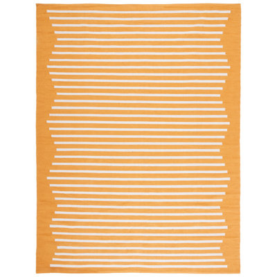 Esty Hand Woven Cotton Striped Rug