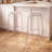 Modern Stackable Clear Acrylic Bar Stools Set of 2