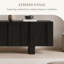Meuble télé 70,9 po, meuble télé de salon avec rangement et deux pieds hauts-660997306