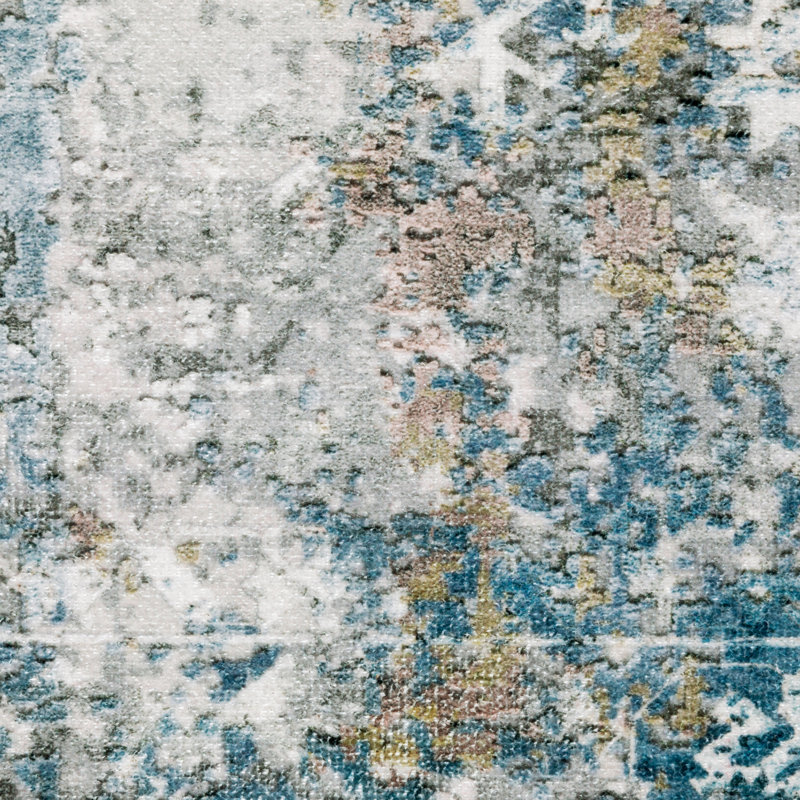 Mathison Power Loom Machine Washable Area Rug Mat, Runner 2' x 8'