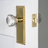 Nostalgic Warehouse Neoclassical Plate Single Dummy with Crystal Neoclassical Knob