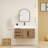 Jessica 35.5 " W Free Standing Wall Mounted Single Double Single Vanity Bathroom Vanity With Acrylic Top-1227809915
