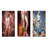 In Style Woman Denim Elegance - Fashion Metal Wall Decor Set Of 3-2052115001