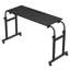 Table inclinable mobile au-dessus du lit - Hauteur et longueur réglables, chaise de plateau pour ordinateur portable avec roulettes pour enfants et adultes